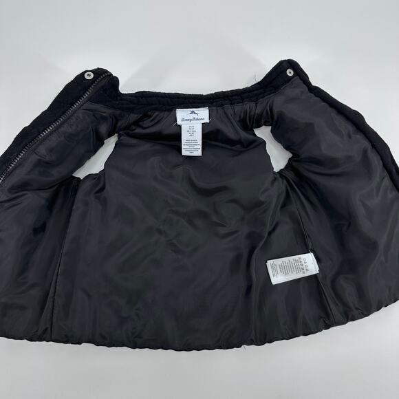 Tommy Bahama Buffalo Check Plaid Toddler Vest Red Black Zip Snap Boys 2T - Picture 5 of 7